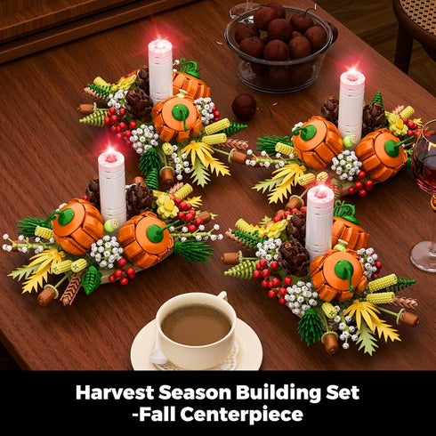 Sets (832Pcs) Botanical Collection Flower Centerpiece Building for Adults and Kids Holiday Decoration for Dinner Table
