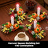 Sets (832Pcs) Botanical Collection Flower Centerpiece Building for Adults and Kids Holiday Decoration for Dinner Table
