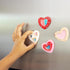 Melissa & Doug Created by Me! Wooden Heart Magnets Craft Kit - 4 Designs, 4 Paints, Stickers, Glitter Glue, 8.75 x 5