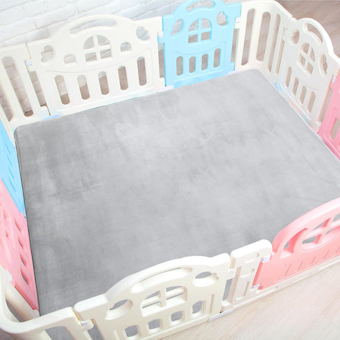 50x50 BALAPET Thick Memory Foam Play Mat for Playpen, Super Soft Velvet Portable Baby Playpen Mat for Kids Toddler