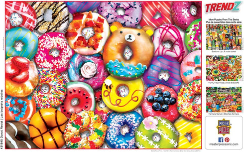 MasterPieces 300 Piece EZ Grip Jigsaw Puzzle - Donut Resist - 18"x24"