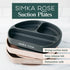 (Pack 1) Simka Rose Baby Suction Plates for Baby & Toddler Plates Silicone Plate Baby Baby Dishes- BPA Free Silicone