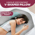 57inch PILLANI Pregnancy Pillows for Sleeping - V C U Shaped Full Body Pillow with Removable Washable Cover, Cooling
