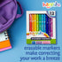 Sets Set 12 Set International Arrivals Double Sided Erasable Marker for Kids Happido, of Chisel Tip Non Toxic Markers