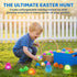 18 Pack Easter Eggs Fillers Light Up Chick Duck Puffer Balls Easter Eggs Filled Toys Easter Basket Stuffers Glow In The