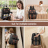 Backpack,Baby Bag,23L-30L Backpack Maelstrom Diaper Bag Expandable Diaper for Mom Dad,Travel Essentials Baby Bag