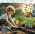 Set 14Pcs Kids Gardening Gardening Tools for Kids with Tote Bag,Watering Can, Shovel, Apron, Garden Book and More