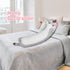 Long Cat Plush Kids Body Pillow, 28 Inch Gray Cat Stuffed Animals, Kawaii Plush Throw Pillow Gift for Girlfriend