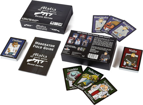 Apostrophe Games Mafia The Party Game Deluxe Edition – Lying, Bluffing, Deceit Card Game for Adults and Teens