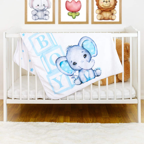 Amity Baby 2 Monthly Milestone Blanket for Boy Premium Extra Soft Fleece for Baby Shower Newborn Month Nursery Decor