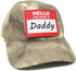 Funny Daddy Tactical Patch - 'Hello My Name is Daddy' for Diaper Bags
