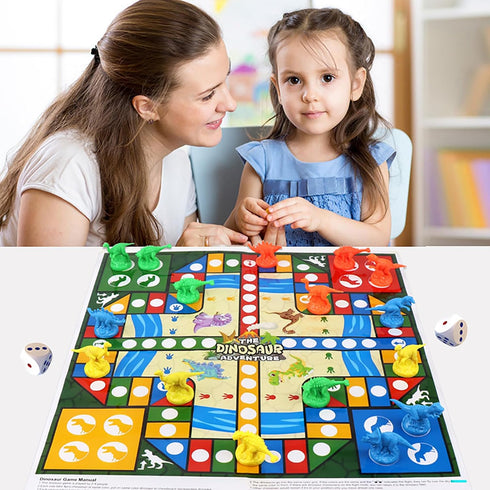 Magnetic Board Game Educational Toys for Kids, Dinosaur Flying Chess for Beginners and Adults