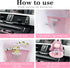 QUPIVA 17cm Car Seat for Dolls with Air Vent Clip and Desktop Stand, Have A Seat Compatible with Doll, Doll Accessories