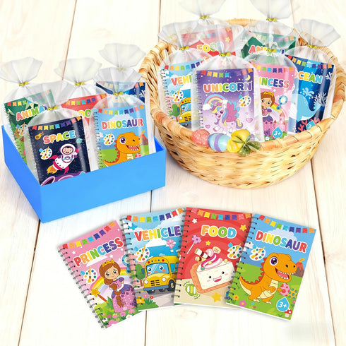 WWN 36 4-8 Water Coloring Books Party Favors: Bulk Mini Kids Birthday Favor, Goodie Bag Stuffers, Art & Crafts