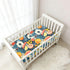 KICPOAY 52x28 Fruits Tropical Toddler Bed Crib Sheets Baby Crib Sheets Cover for Soft Mini Crib Mattress