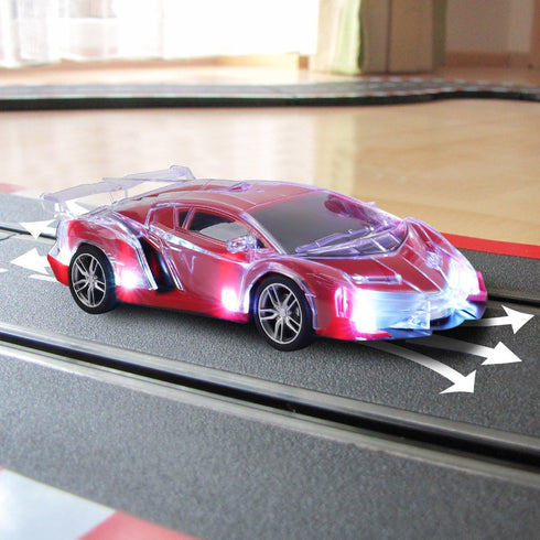 Light Up RC Remote Control Racing Car, 1:20 Scale Radio Control Sports Car with Flashing LED Lights