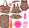 BABESIDE 13Pcs Baby Doll Clothes and Accessories for 10-12 inch Dolls, Baby