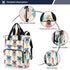 SUABO Backpack Dog Shaped Ice Cream Pattern Baby Diaper Bag Large Bag Waterproof Travel Diaper Bags for Moms and Dads