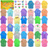 38 Pack Butter Slime Kit - Soft & Non-Sticky Sensory Fidget Toy - Educational Birthday Gift for Kids 6-12