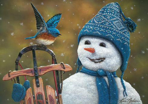 Buffalo Games - Holiday Collection - Kim Norlien - Snow Brother - 300 Large Piece Jigsaw Puzzle