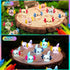FFNIU 96Pcs Luminous Mini Resin Axolotl, Miniature Axolotl Figurines, Glow in The Dark Tiny Axolotls Ornament