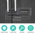 Jetec 10 Pieces Cabinet Locks for Babies, Adjustable U-Shaped Childproof Latch for Knob Handle on Kitchen Door