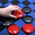 Set 3 1 2 Yarlung Giant Checkers Tic Tac Toe Game, in Jumbo Checkers Game Board for Family Camping, Yard, Lawn Games