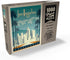 MyPuzzle Los Angeles Skyline, Vintage Poster - Premium 1000 Piece Jigsaw Puzzle for Adults