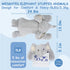 25" 5 lbs GILFWM Weighted Stuffed Animals Elephant - Big Stuffed Animal Toy Pillow for Kids & Adults, Soft Washable