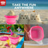 23 4-8 Summer TOY Life Pcs Unicorn Beach Toys for Kids Ages Collapsible Sand Toys with Silicone Bucket Shovels & Sand