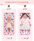 Set, 1520 Inch BABESIDE Baby Doll Diaper Bag Portable Storage with Cute Print, Perfect for Pretend Play & Role Play