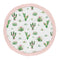 Sweet Jojo Designs Pink and Green Boho Watercolor Playmat Tummy Time Baby