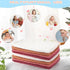 20 20" 10" 100% 6 Buryeah Muslin Pcs Burp Cloths Large x Cotton Layers Ultra Absorbent and Soft Hand Washcloths