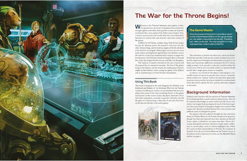 Genesys Roleplaying Game War for The Throne SOURCEBOOK - Epic Space Adventure for Kids & Adults