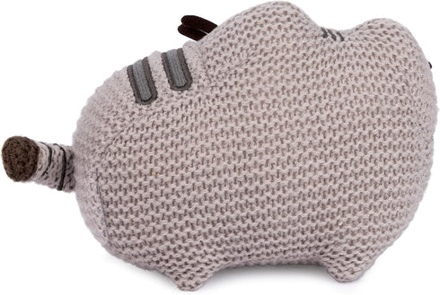 GUND Pusheen The Cat Knit Plush, 6” Stuffed Animal for Ages 8 and Up, Gray