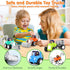 ORWINE 18 4PCS Inertia Trucks Toy Cars, Early Educational Baby Boy Toys Months, Push and Go Cars Gifts for Boys
