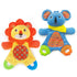 teytoy My First Baby Teething Toy, 2pcs Soft Crinkle Cloth Baby Toys for Toddler, Infants, Perfect for Baby Shower