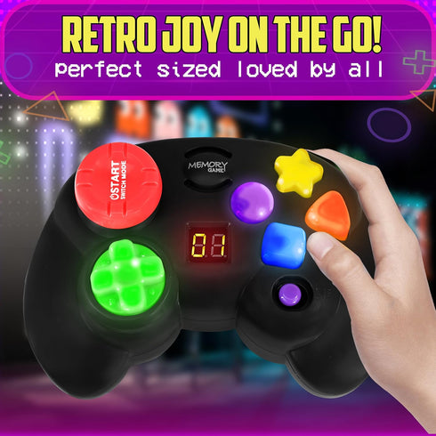 Skywin Light Up Memory Controller Game - Engaging Electronic Memory Game for Kids Ages 4-8, Enhances Memory Skills