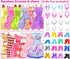 Ecore Fun 39 Pcs Doll Clothes and Accessories, 3 Fashion Dresses, 10 Slip Dresses, 3 Tops, 3 Pants for 11.5 inch Dolls