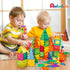Magnetic Building Tiles Set, 3D STEM Stacking Toys, Magnet Building Blocks for Kids Boys Girls
