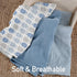 GLLQUEN BABY 3-Pack Muslin Swaddle Blankets for Boys and Girls, Unisex Newborn Receiving Baby Essentials, Gift Registry