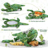 Tezituor 5 Pieces Realistic Stuffed Lizard Set, 26.4 Inch Large Plush Bearded Dragon Animal Toy Gifts for Boys
