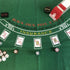 36" 72" Blackjack Table Top Felt Layout - x Rectangle Las Vegas Style Green Casino Poker Table Cover Mat, Great