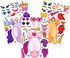 JOYIN 36PCS Make a Face Stickers for Kids, 9.8"x6.7" Unicorn Stickers, Party Favors Crafts, Goodie Bags Stuffers