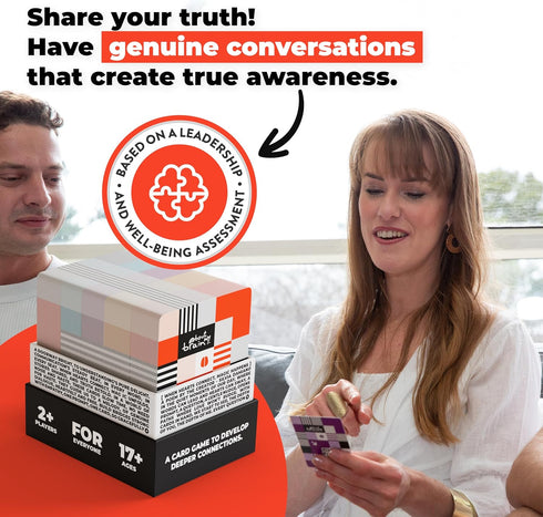 2 i4 200 Heart Heart Conversations | The Neuroleader Deck | Prompt Cards to Develop Deeper Connections | A Card Game