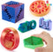 JOYIN 6PCS 3D Printed Fidget Toys, Spin Fractal Click Gear Fidget Toy,