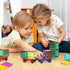 Playmags 2 Piece Car Set with Stronger Magnets, STEM Toys for Kids, Use with All Magnetic Tiles, Colors May Vary