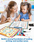1-100 3-8 Coogam Handwriting Hundred Board, Math Manipulative Wooden Montessori Number Toys, Alphabet Writing Practice