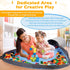 15" 15" 16" SAM AND MABEL XXL Toy Storage Organizer with Play Mat x x Storage Bin for Kids Playroom, Foldable Fabric