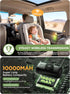 NUOTUN 40 4.3'' 1080P 360 Wireless Baby Car Camera - Hours Rechargeable Battery with Auto Sleep & Night Vision, HD